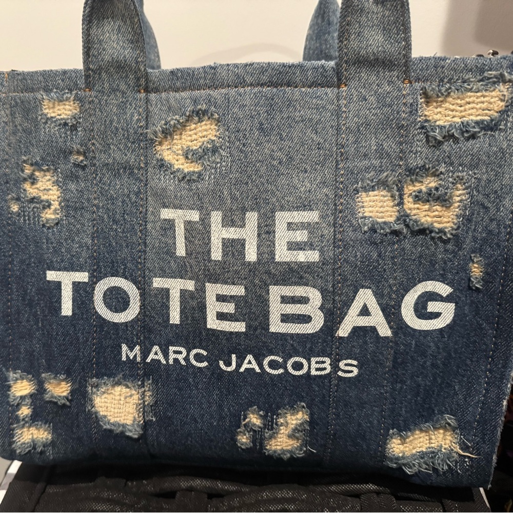 Marc Jacobs Blue Denim Tote Bag - Picture 4 of 6